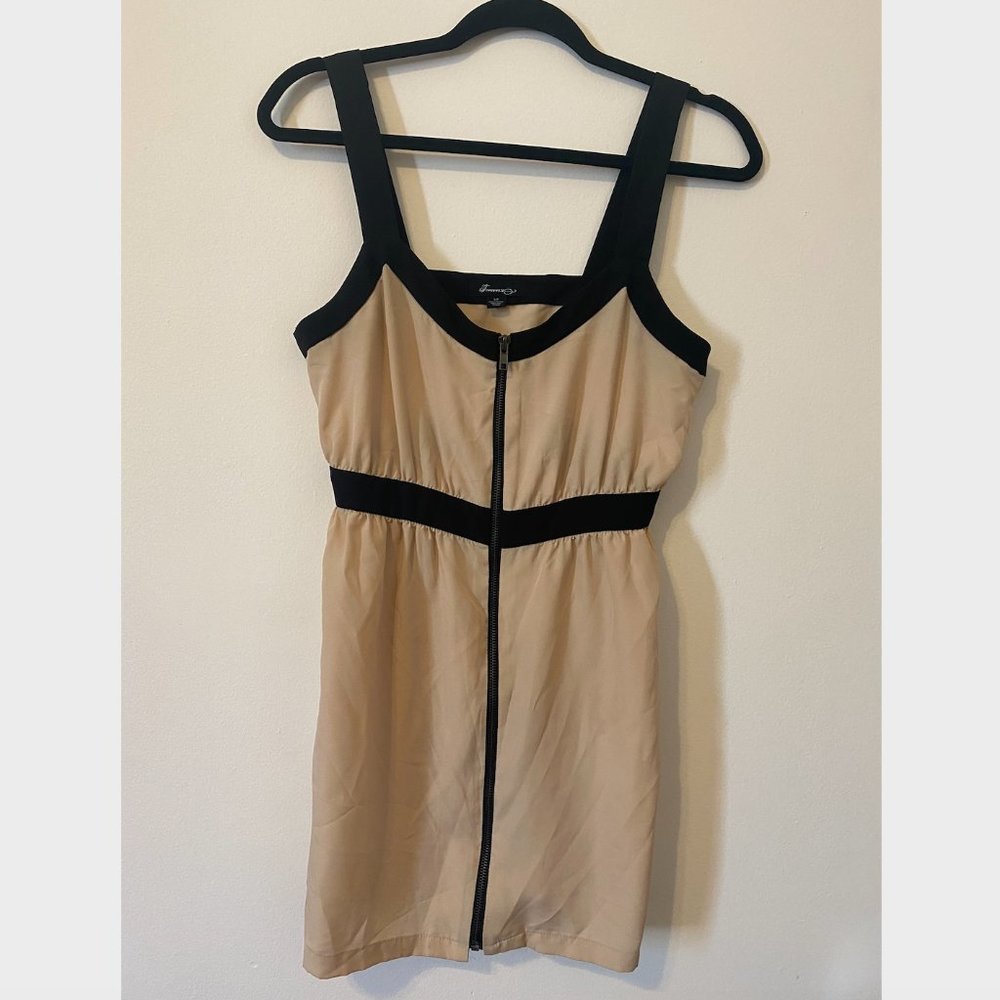 Zip Up Edgy Dress